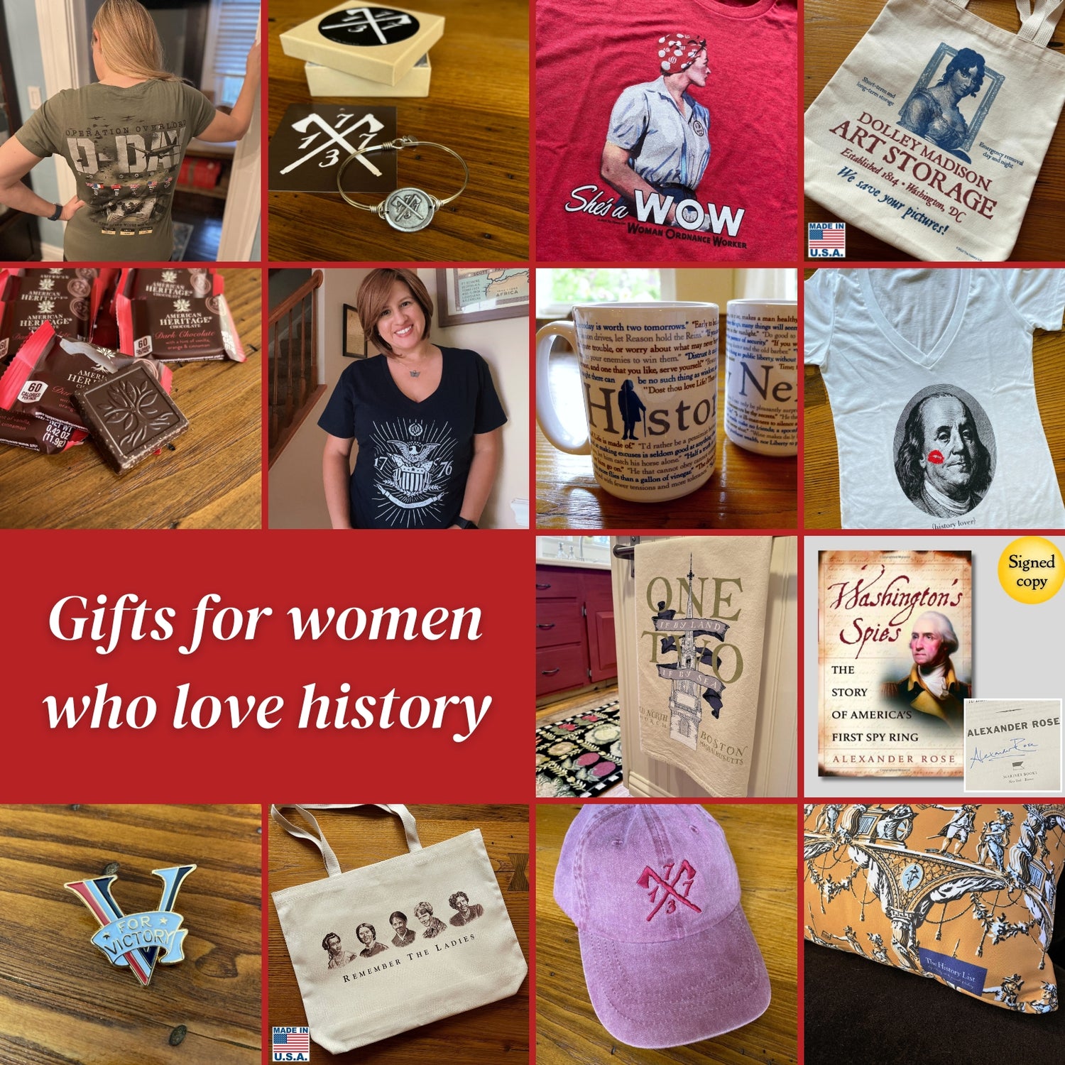 Gifts for women who love history
