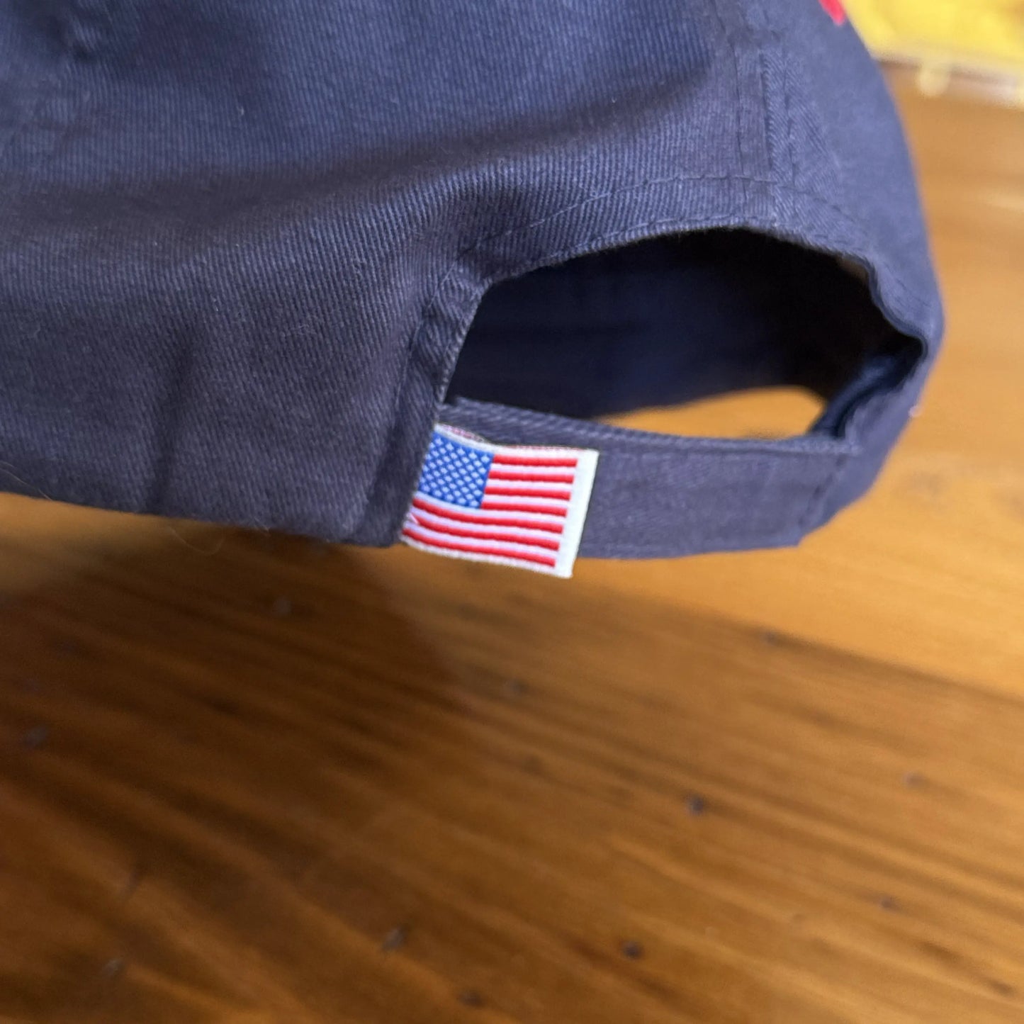 Back of Embroidered "1775 Battle of Lexington" cap with Old North Church Lantern from The History List store