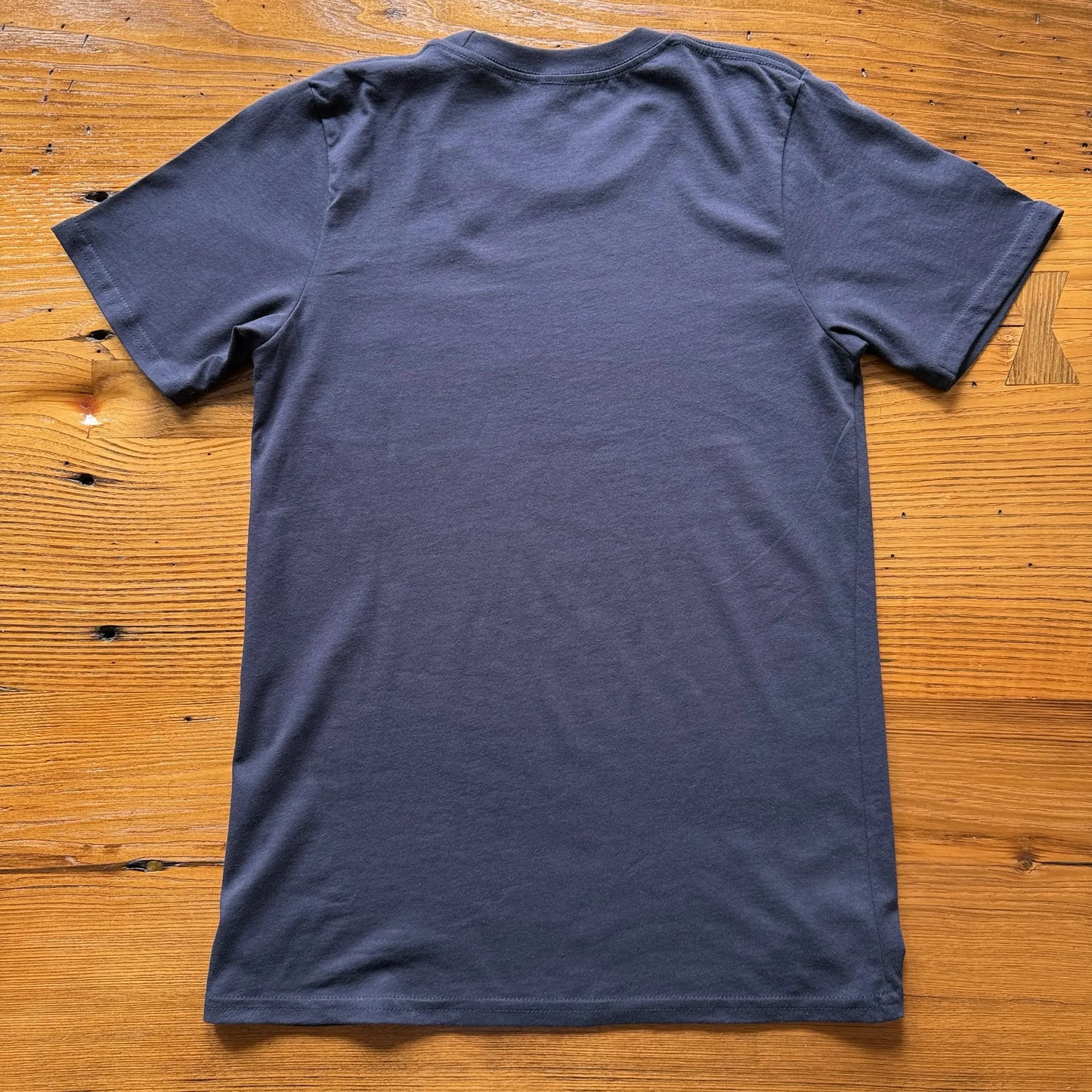 "1776 with Our Nation's First Flag" Shirt - Navy from The History List store with no back imprint