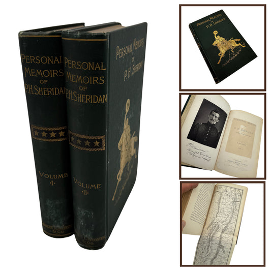 Personal Memoirs of P.H. Sheridan — Two volumes — 1888