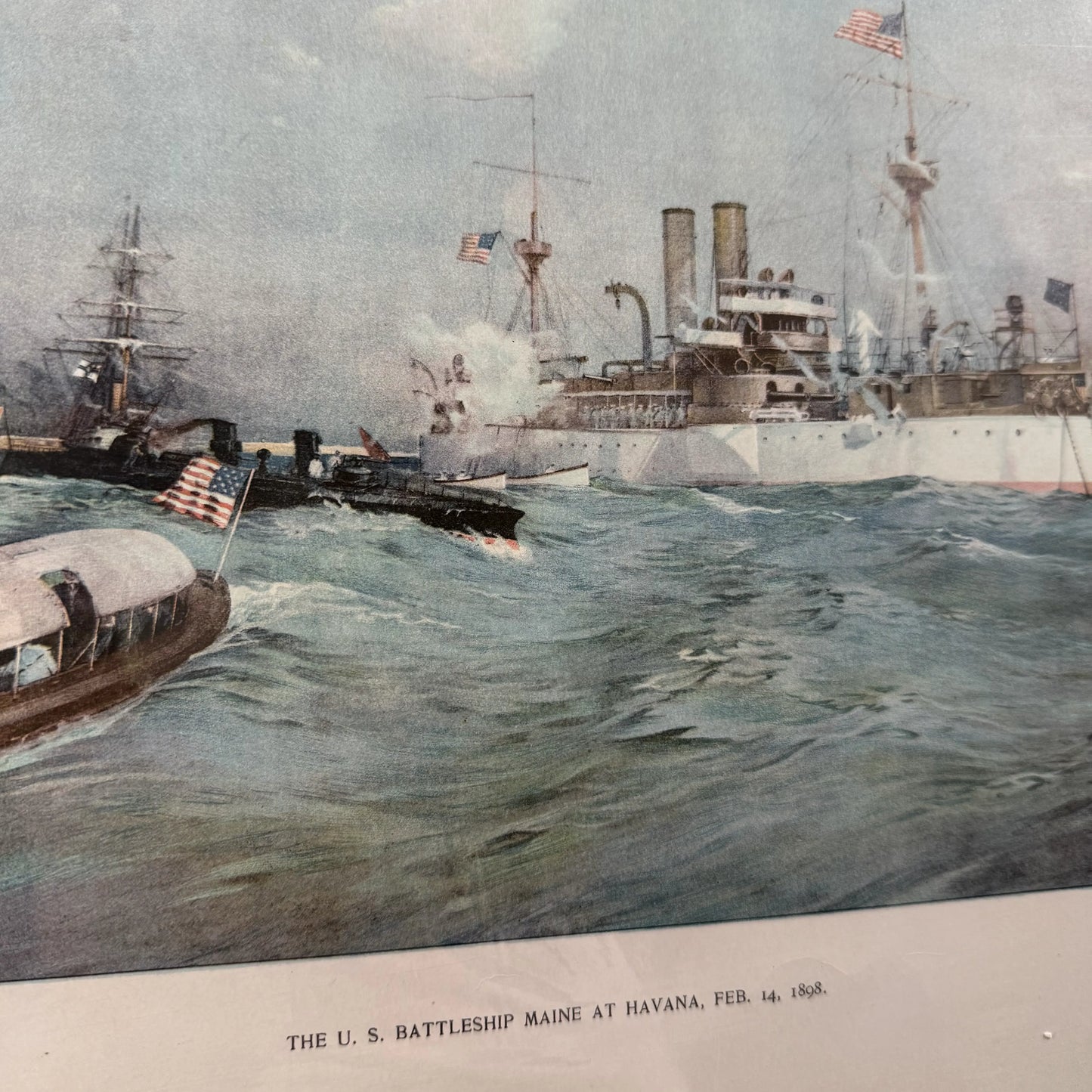 Spanish-American War Naval Prints—Havana and Santiago, Cuba, and the return to the United States