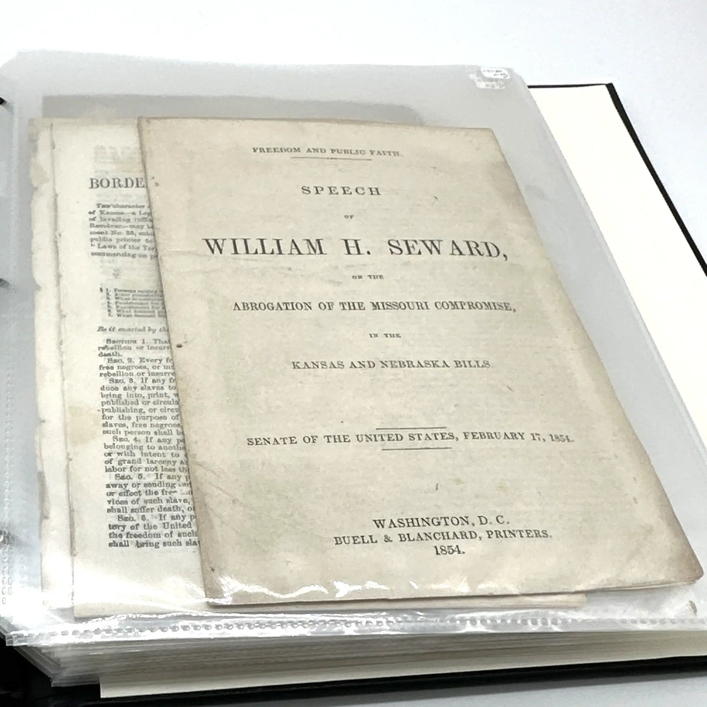 The Congressional War on Kansas over Slavery and Statehood: 59 speeches covering 1854 - 1858