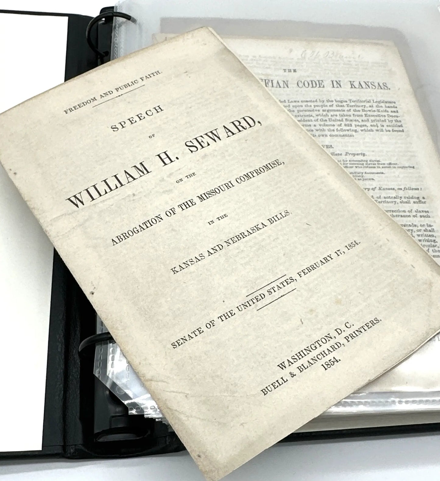 The Congressional War on Kansas over Slavery and Statehood: 59 speeches covering 1854 - 1858