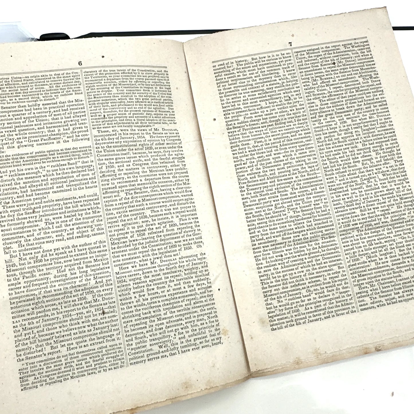 The Congressional War on Kansas over Slavery and Statehood: 59 speeches covering 1854 - 1858
