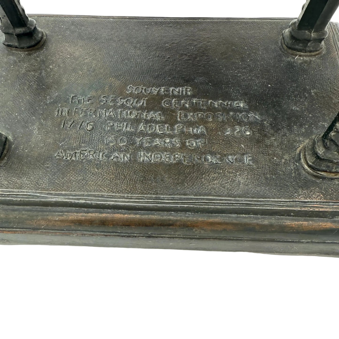 1926 Sesqui-Centennial International Exposition brass Liberty Bell bank