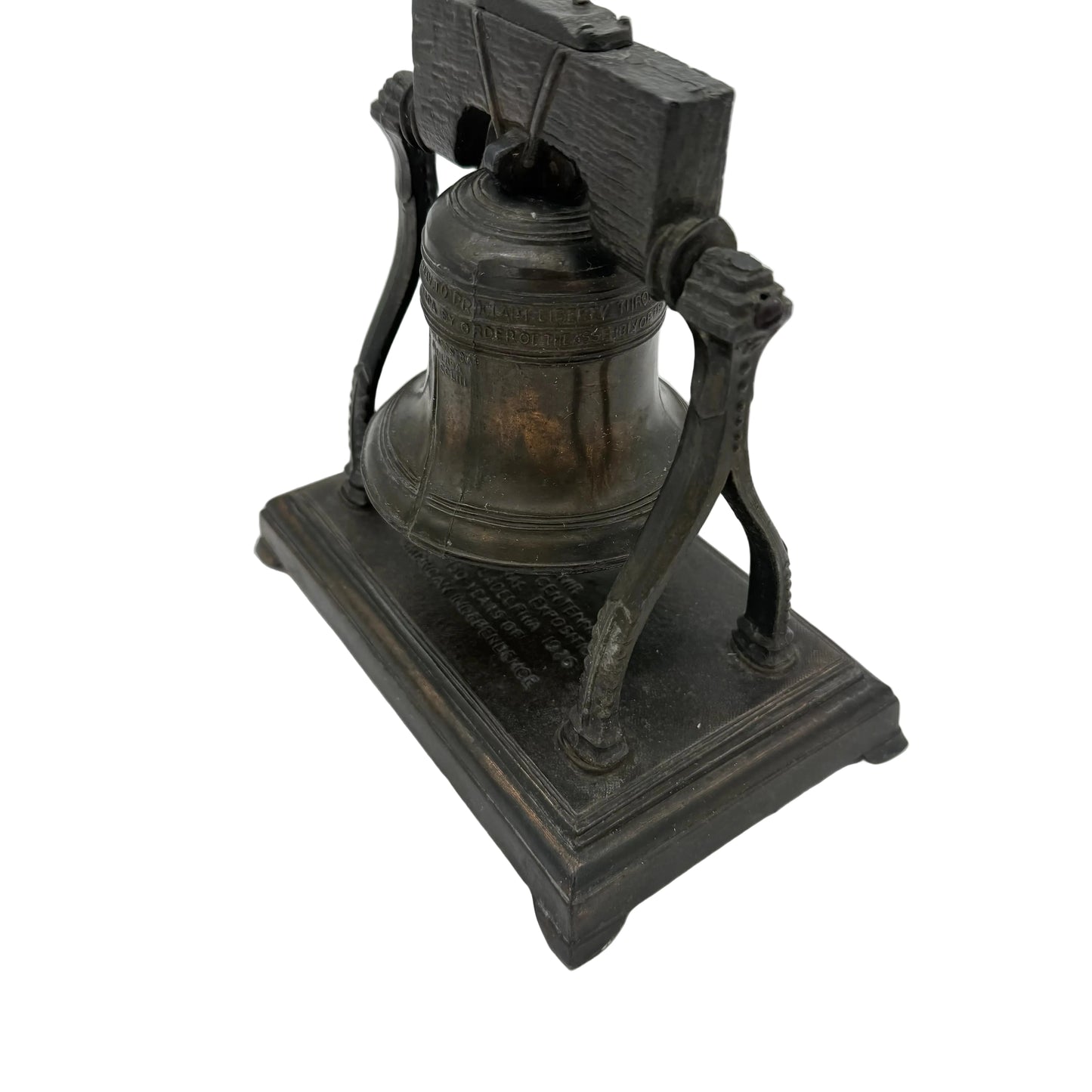 1926 Sesqui-Centennial International Exposition brass Liberty Bell bank