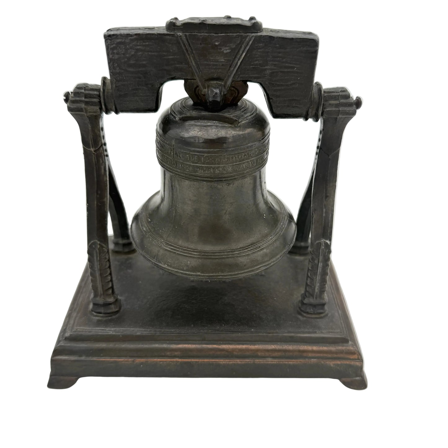 1926 Sesqui-Centennial International Exposition brass Liberty Bell bank
