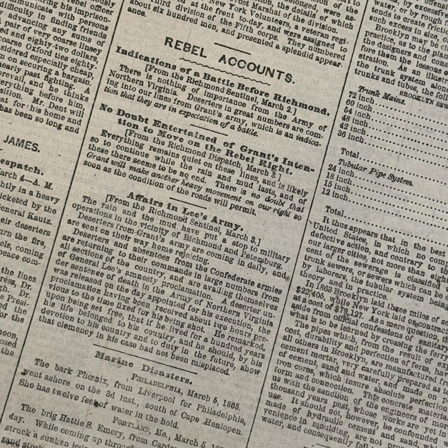 The New York Herald reporting capture of Rebel General Early — March 6, 1866