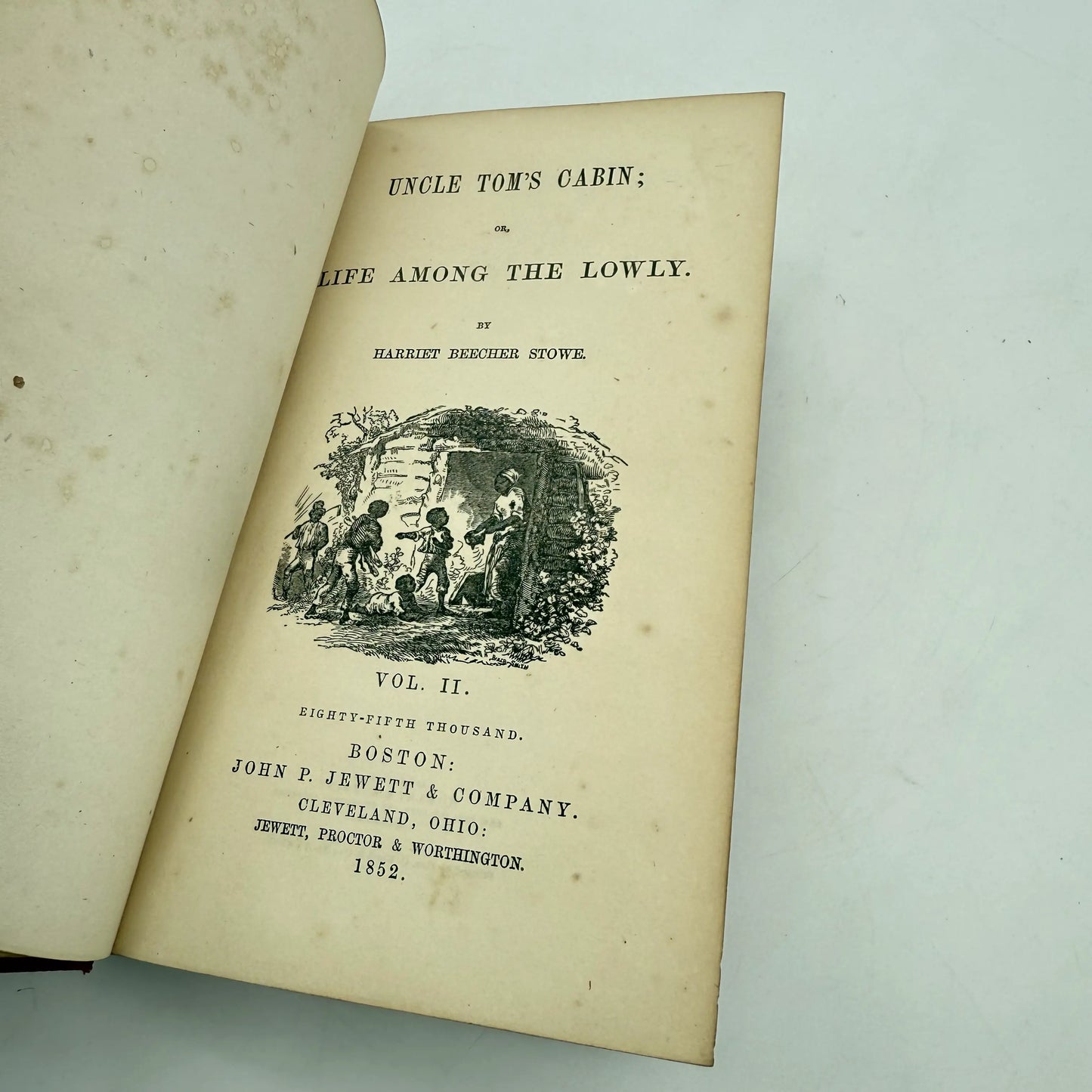 Uncle Tom's Cabin by Harriet Beecher Stowe — First edition — 1852