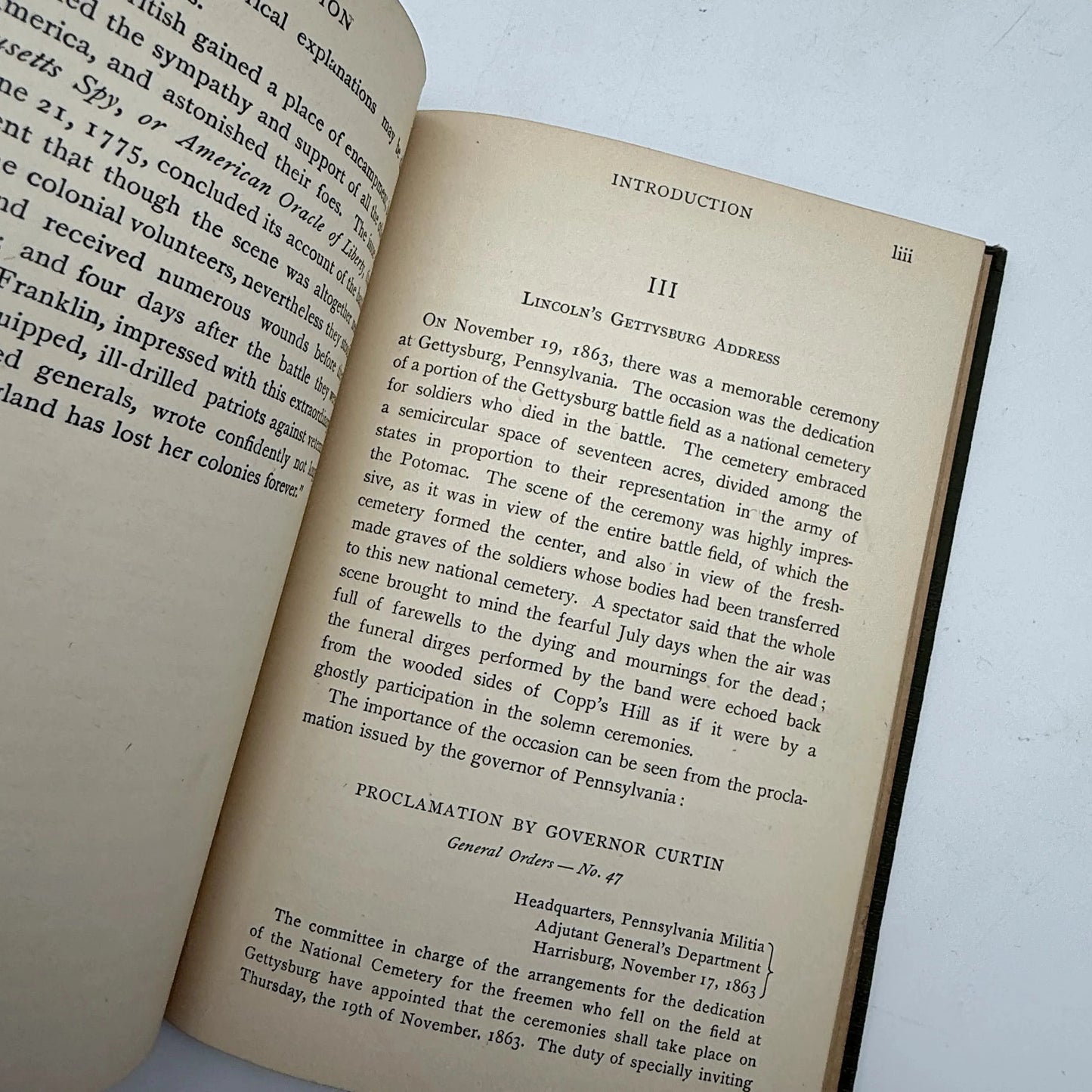 "Washington's Farewell Address, Webster's First Bunker Hill Oration, Lincoln's Gettysburg Address" Edited by Charles Robert Gaston