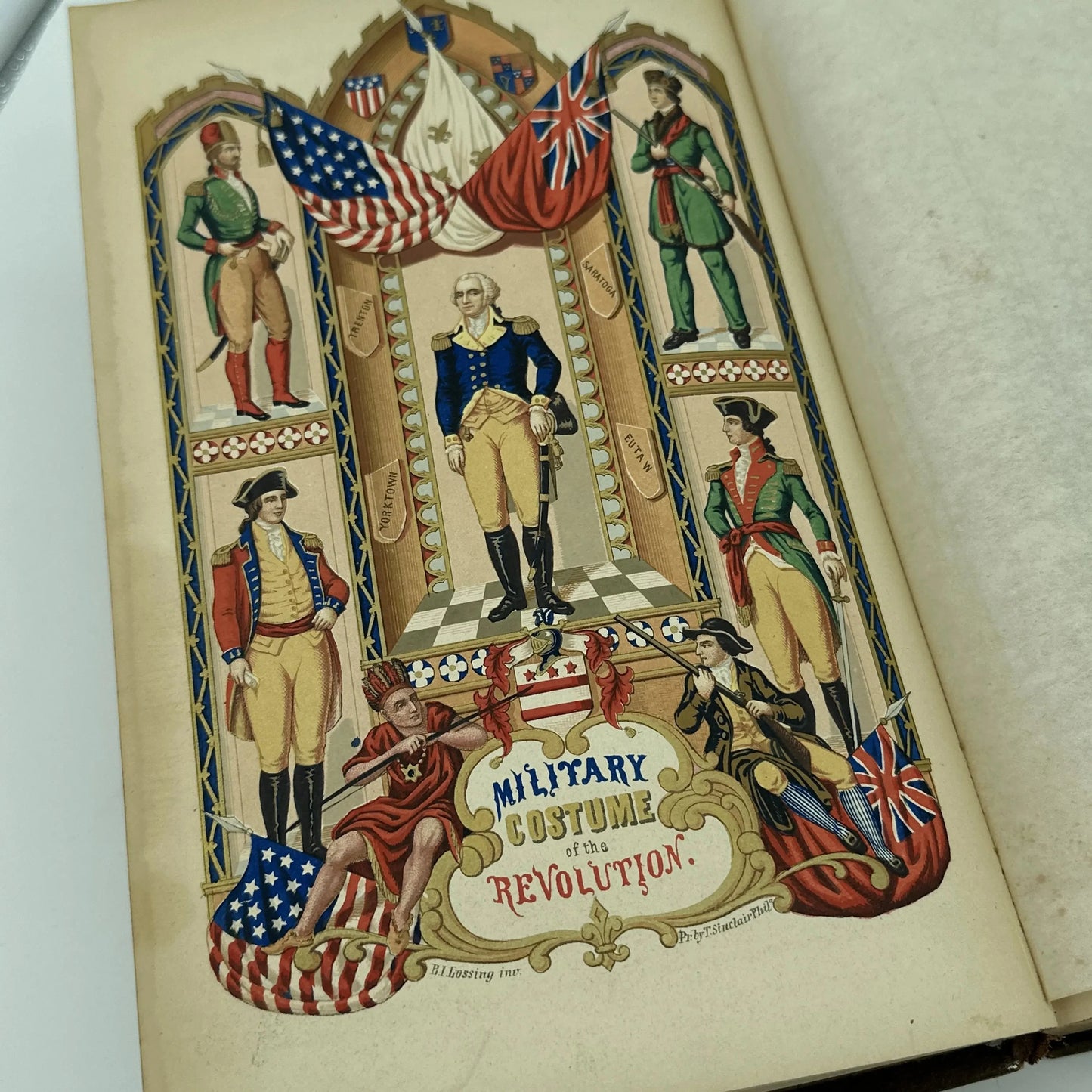 1859 "Pictorial Field-Book of the Revolution by Benson Lossing" — Two volumes
