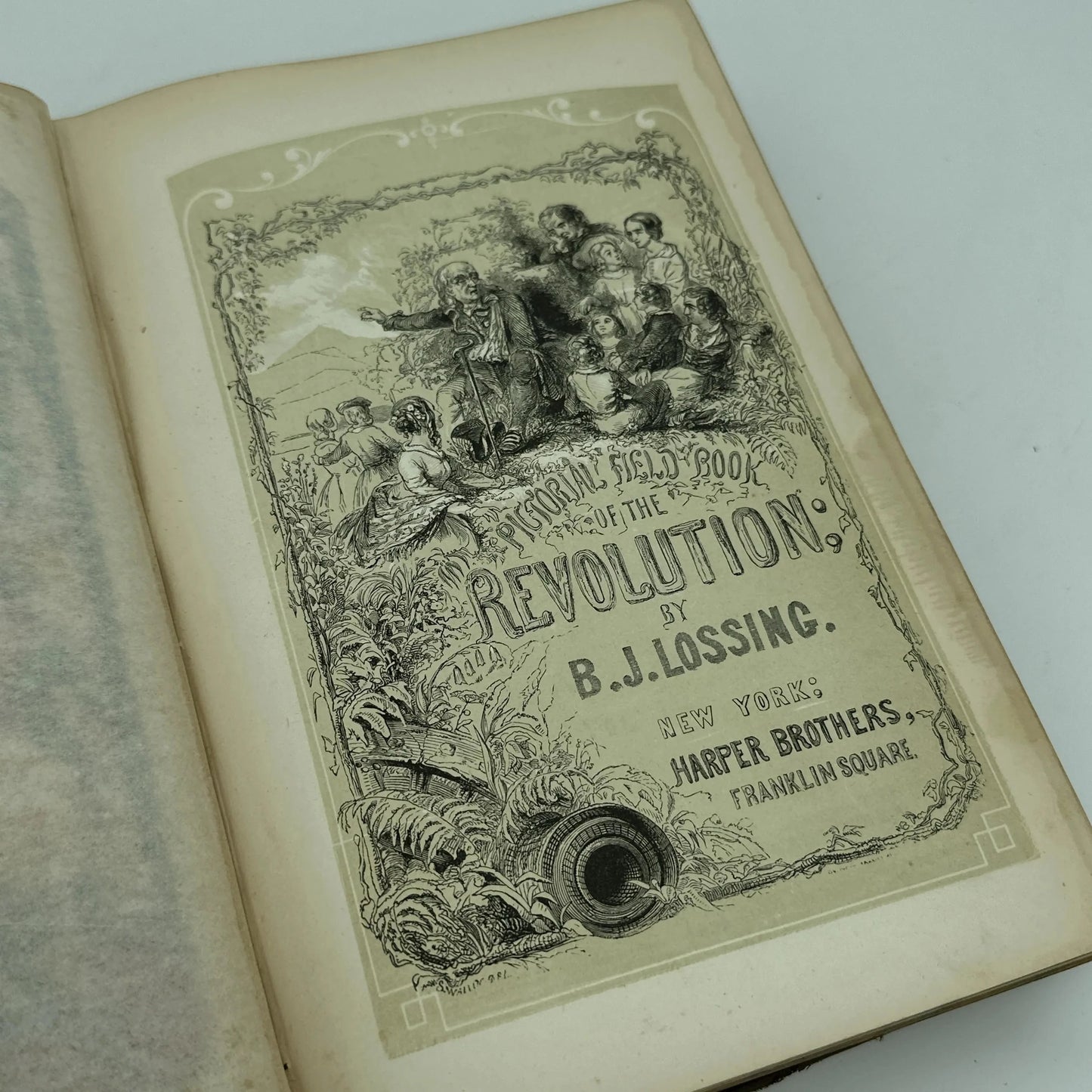 1859 "Pictorial Field-Book of the Revolution by Benson Lossing" — Two volumes