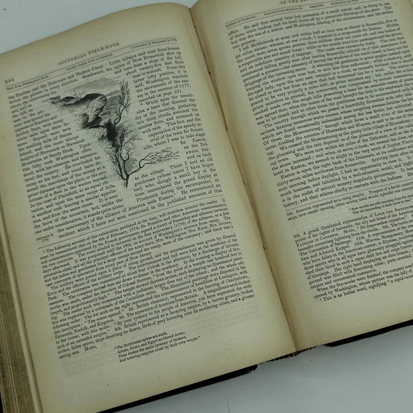 1859 "Pictorial Field-Book of the Revolution by Benson Lossing" — Two volumes