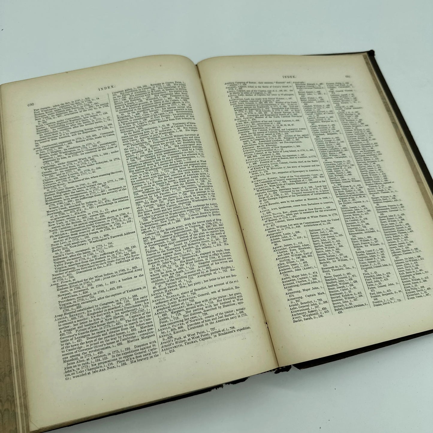 1859 "Pictorial Field-Book of the Revolution by Benson Lossing" — Two volumes