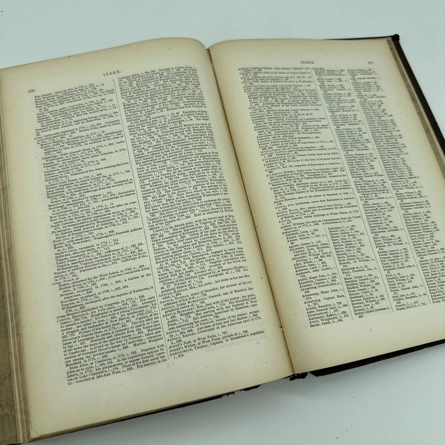 1859 "Pictorial Field-Book of the Revolution by Benson Lossing" — Two volumes