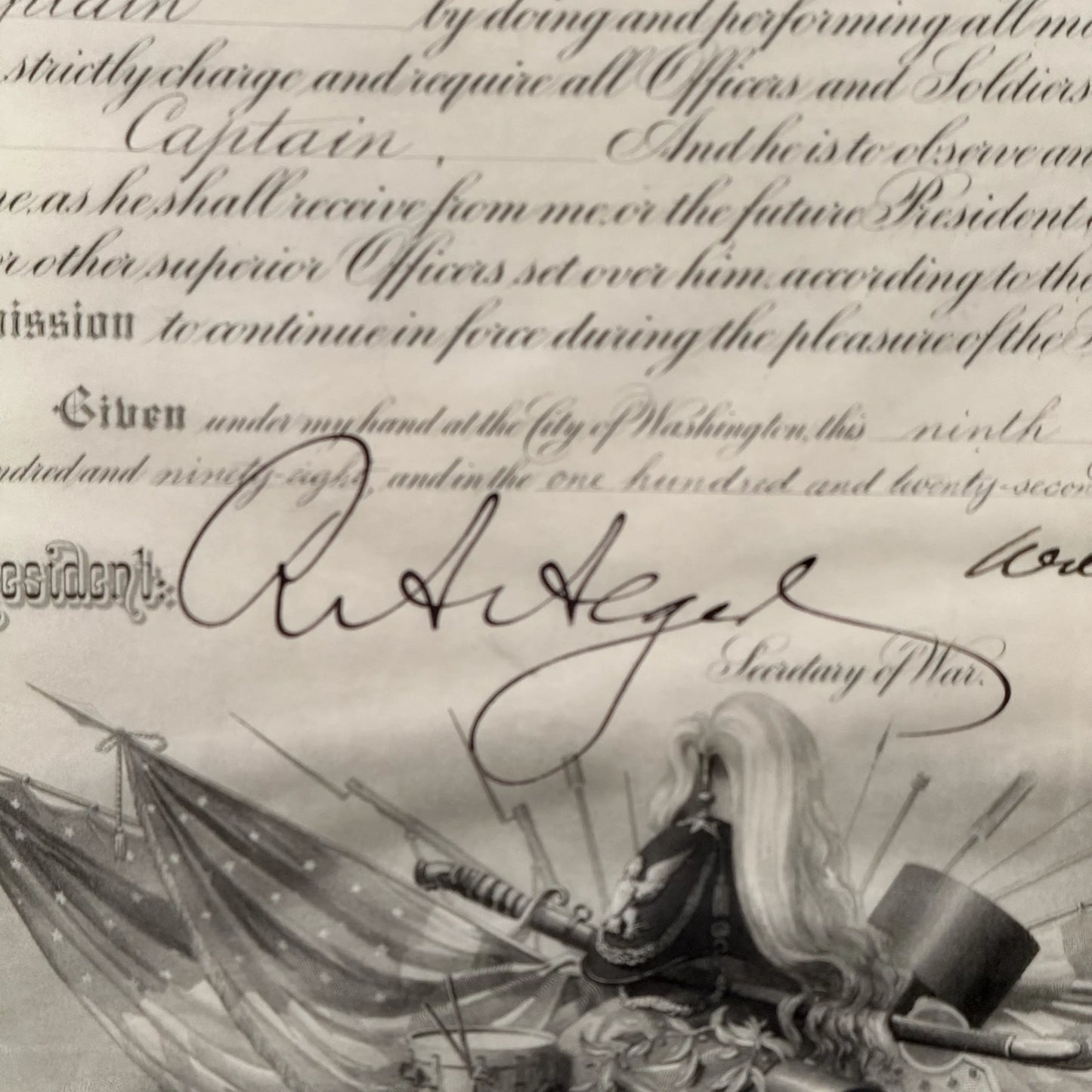 William McKinley Presidential Appointment — Signed June 2, 1898