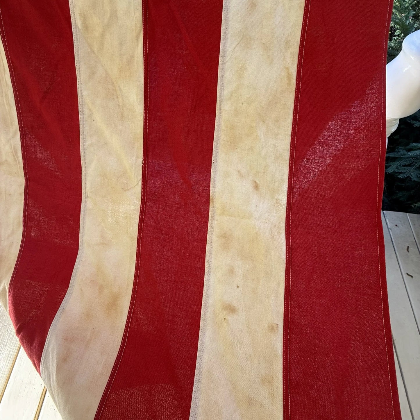 Large 49-Star American Flag in use for only one year — Philadelphia Quartermaster Depot