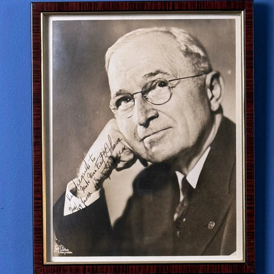 President Harry S. Truman Signed and Inscribed Photo