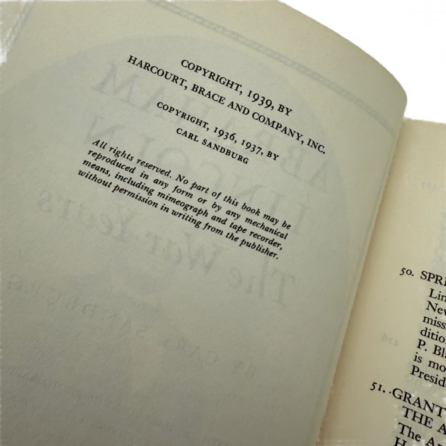 "Abraham Lincoln: The Prairie Years and The War Years" by Carl Sandburg — Complete six volume set