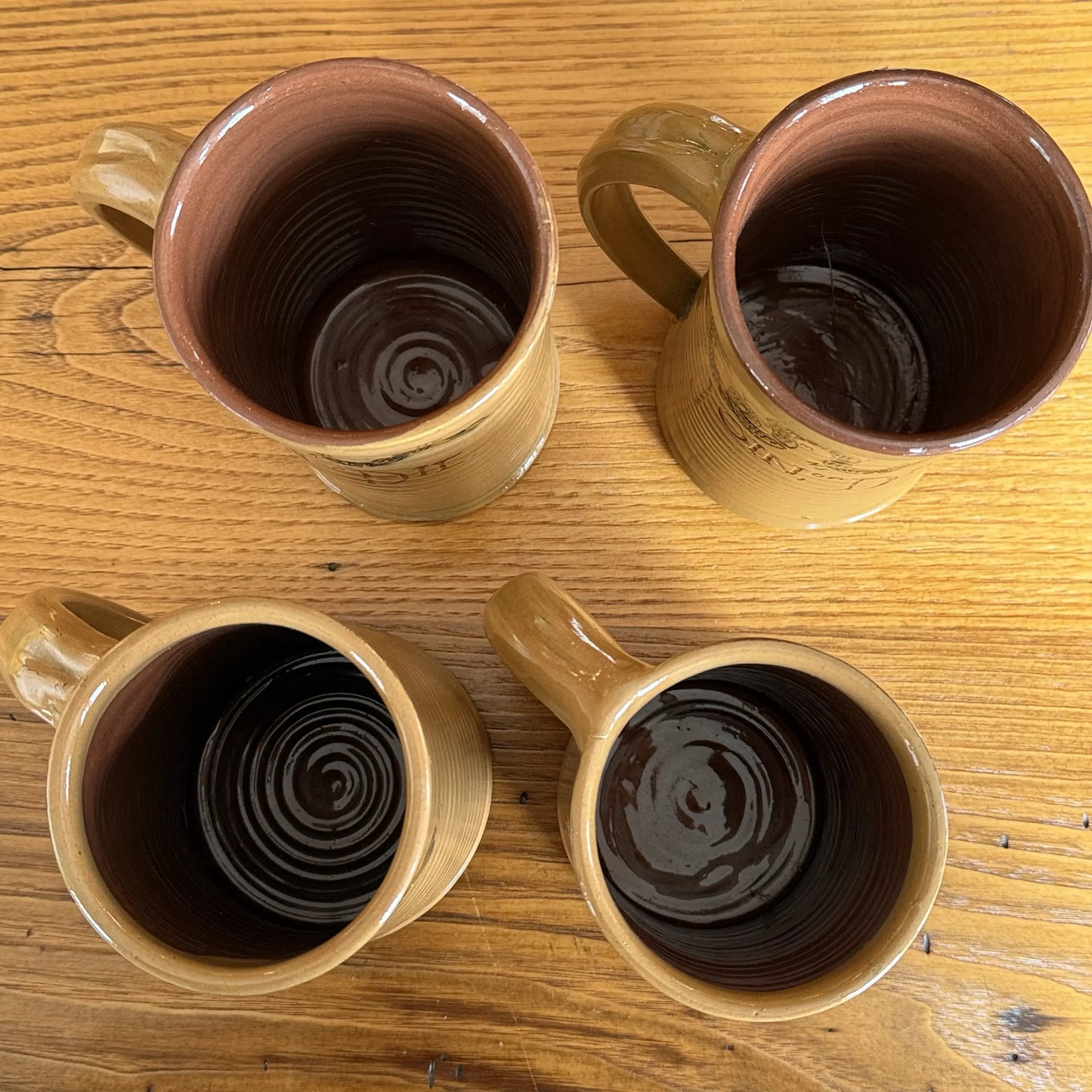 "Join or Die" Tavern Mug — Traditional redware made by hand in America