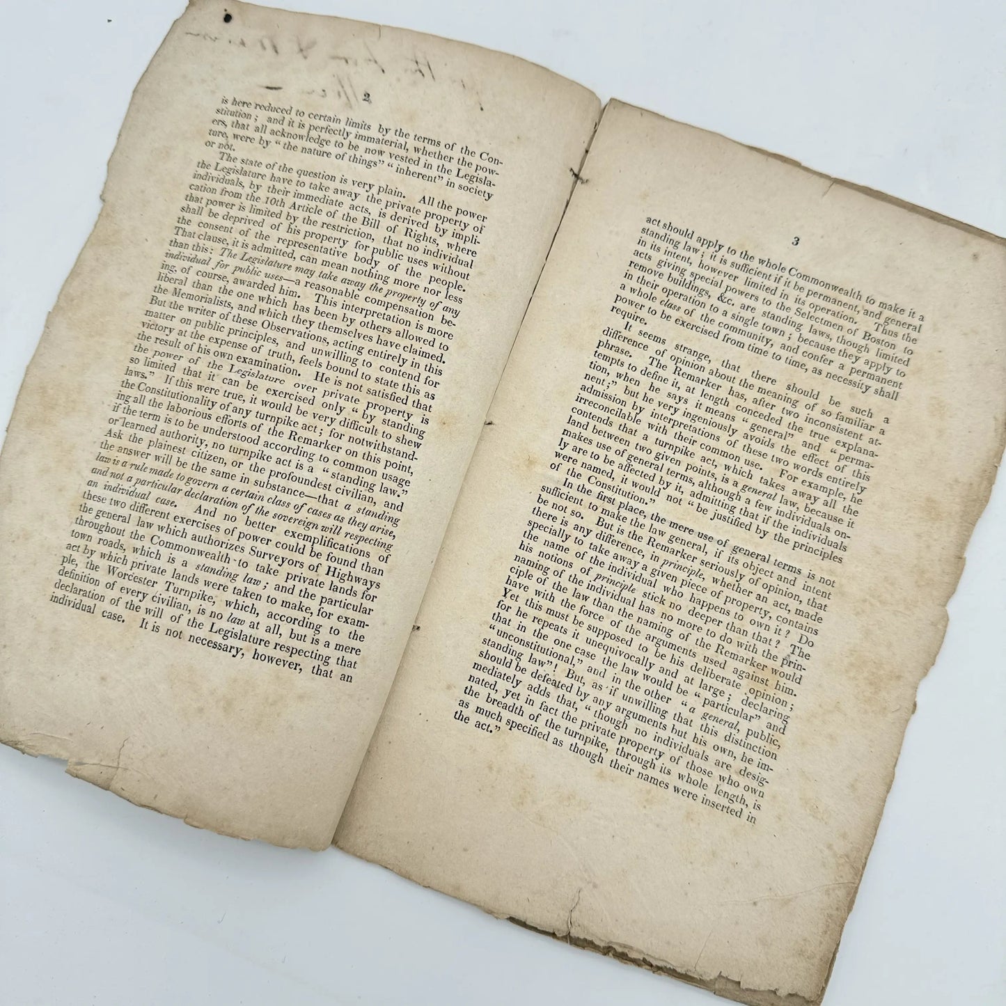 Framed restrike of engraving of Faneuil Hall (19th century) — Hand colored — With historical document