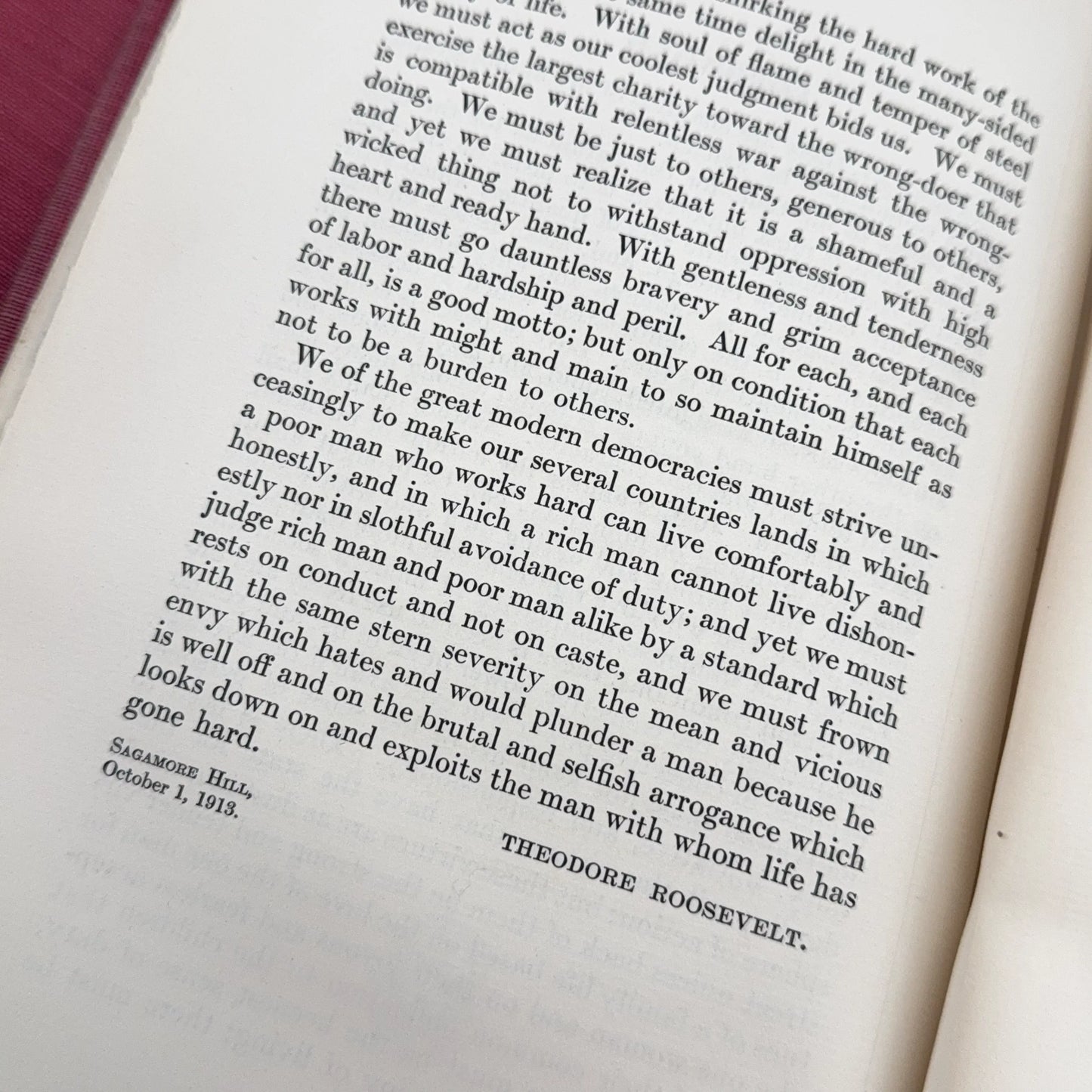 SOLD — "The Works of Theodore Roosevelt" — Five volumes in a numbered set from the Memorial Edition
