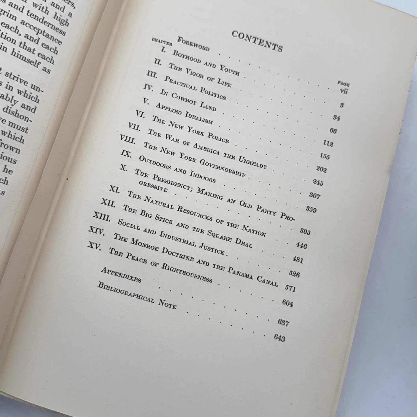 SOLD — "The Works of Theodore Roosevelt" — Five volumes in a numbered set from the Memorial Edition