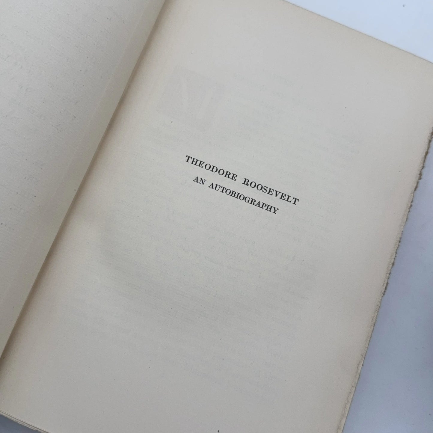 SOLD — "The Works of Theodore Roosevelt" — Five volumes in a numbered set from the Memorial Edition