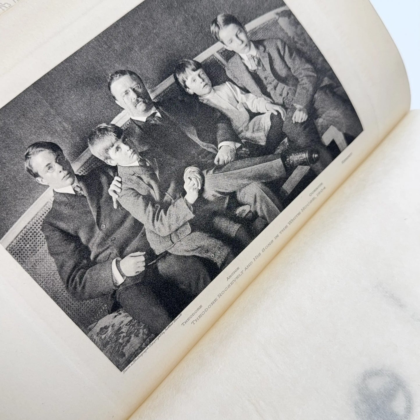 SOLD — "The Works of Theodore Roosevelt" — Five volumes in a numbered set from the Memorial Edition