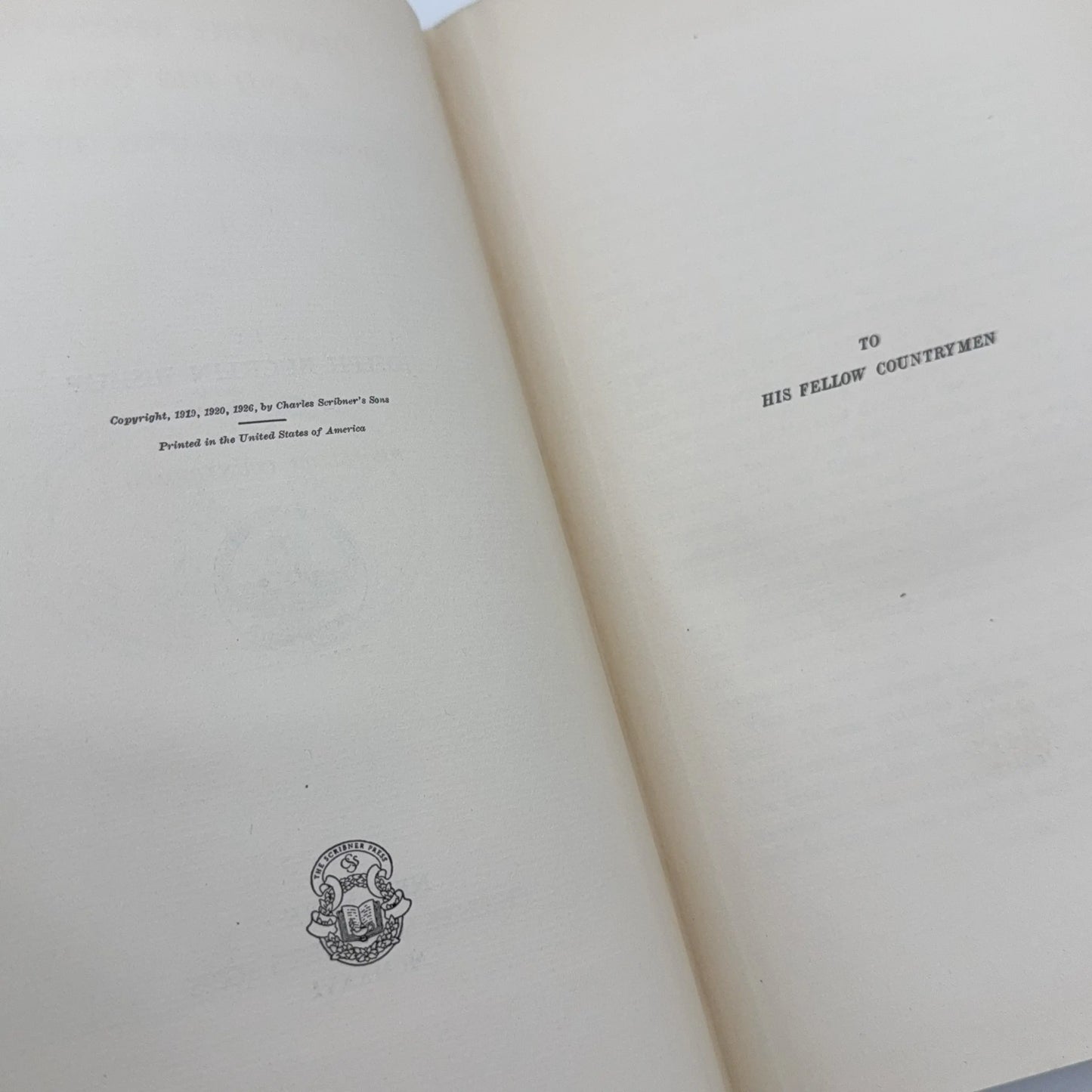 SOLD — "The Works of Theodore Roosevelt" — Five volumes in a numbered set from the Memorial Edition