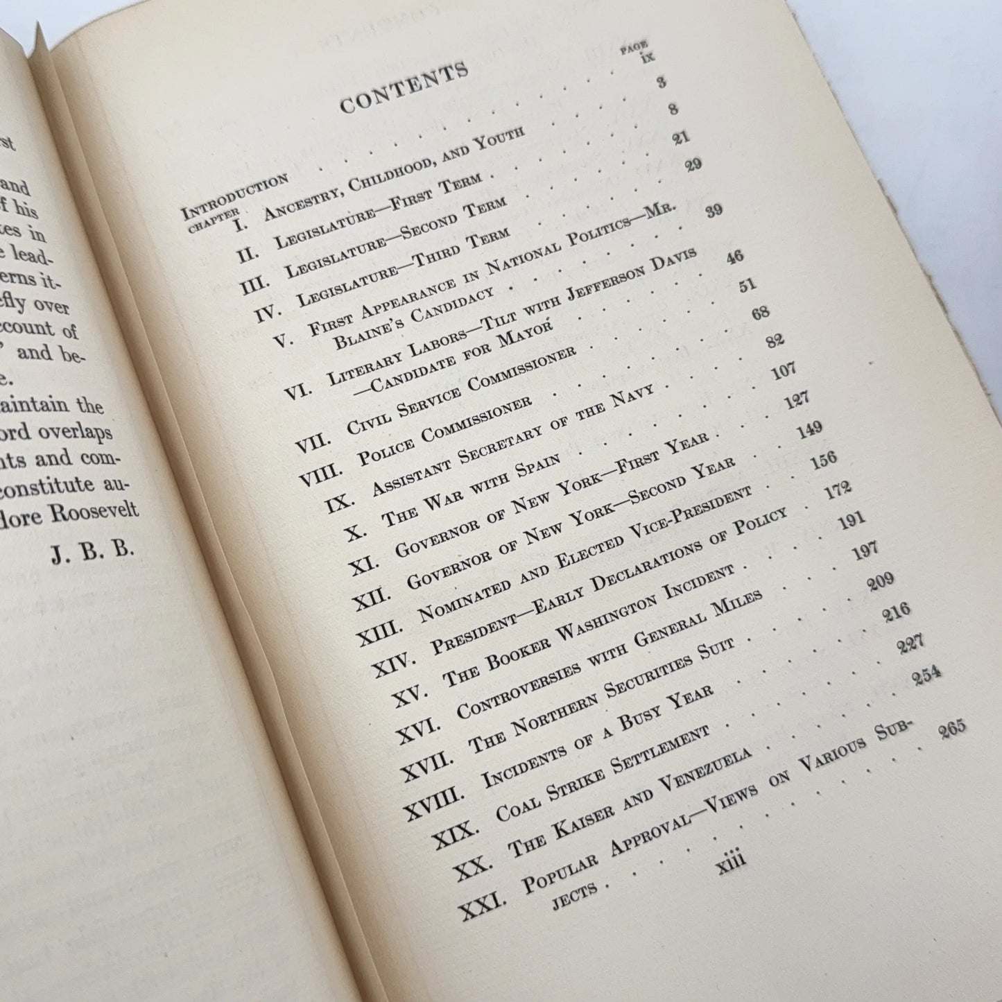 SOLD — "The Works of Theodore Roosevelt" — Five volumes in a numbered set from the Memorial Edition