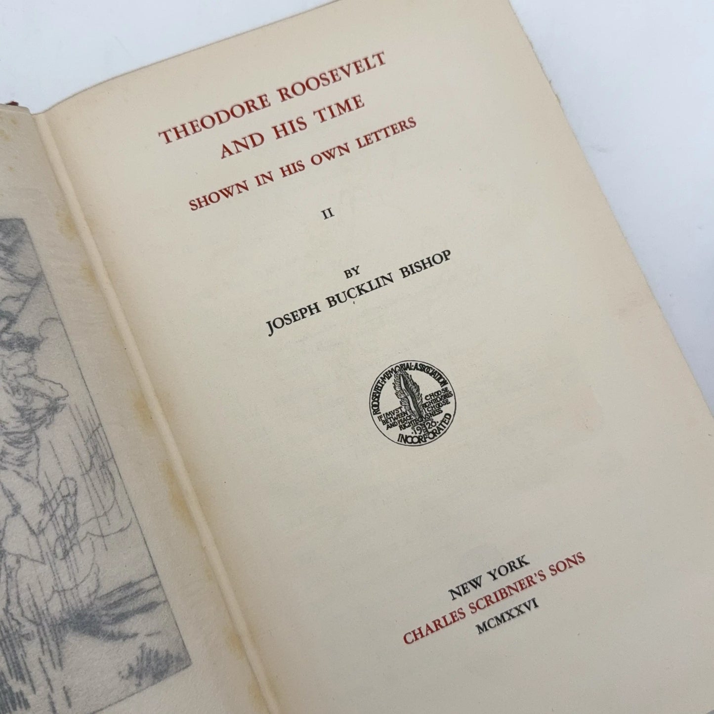 SOLD — "The Works of Theodore Roosevelt" — Five volumes in a numbered set from the Memorial Edition