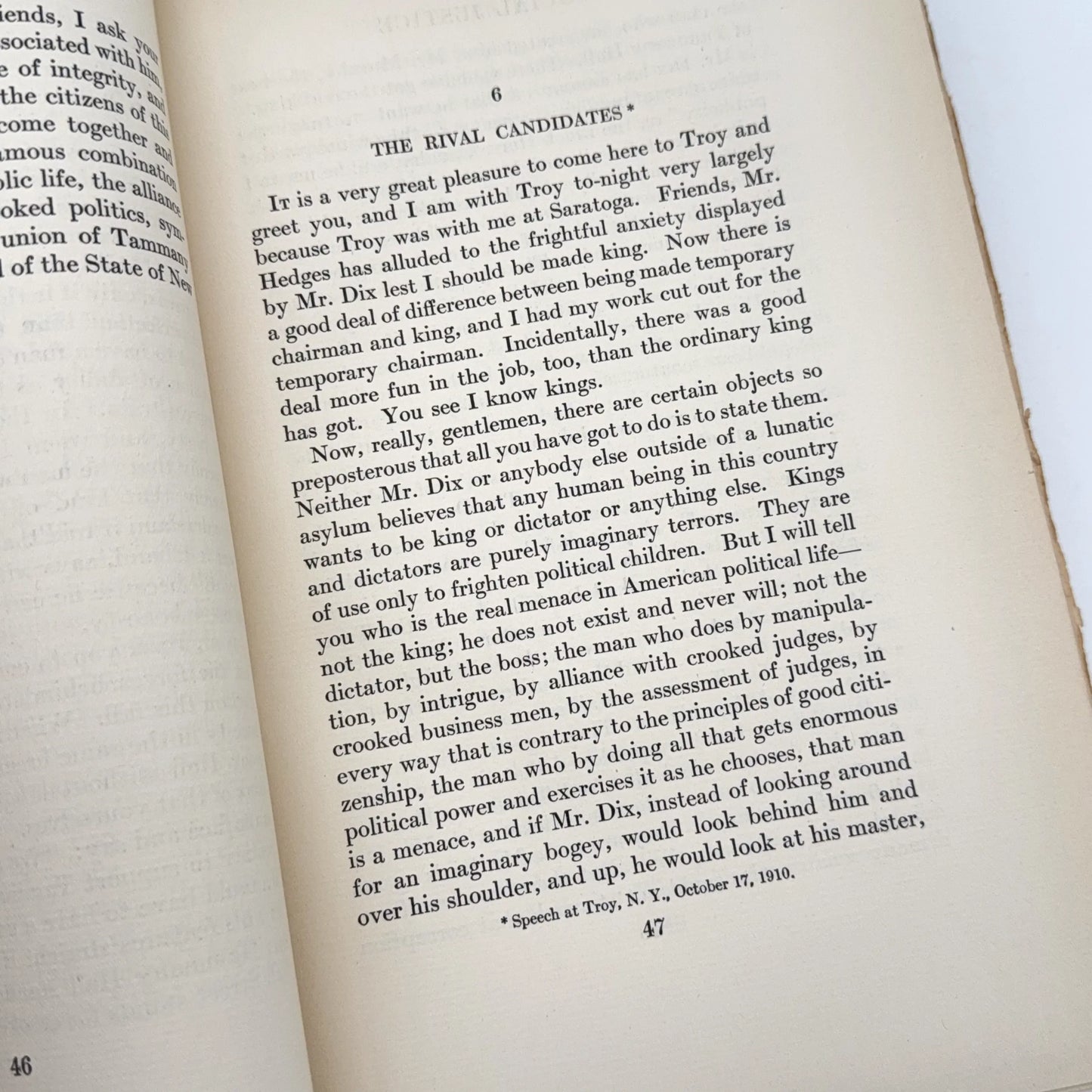 SOLD — "The Works of Theodore Roosevelt" — Five volumes in a numbered set from the Memorial Edition