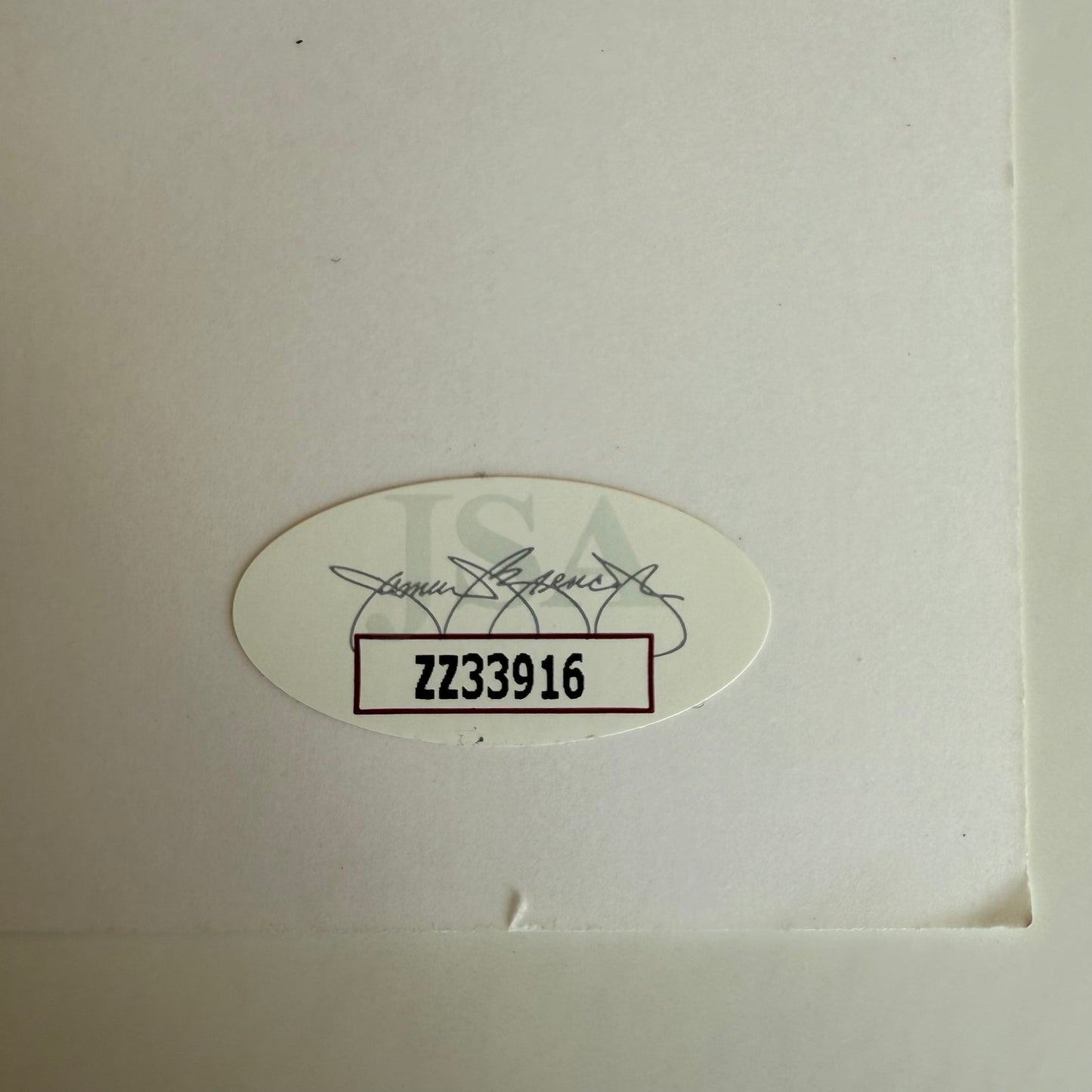 Photo of the Enola Gay signed by the pilot, navigator, and weapons officer — with COA
