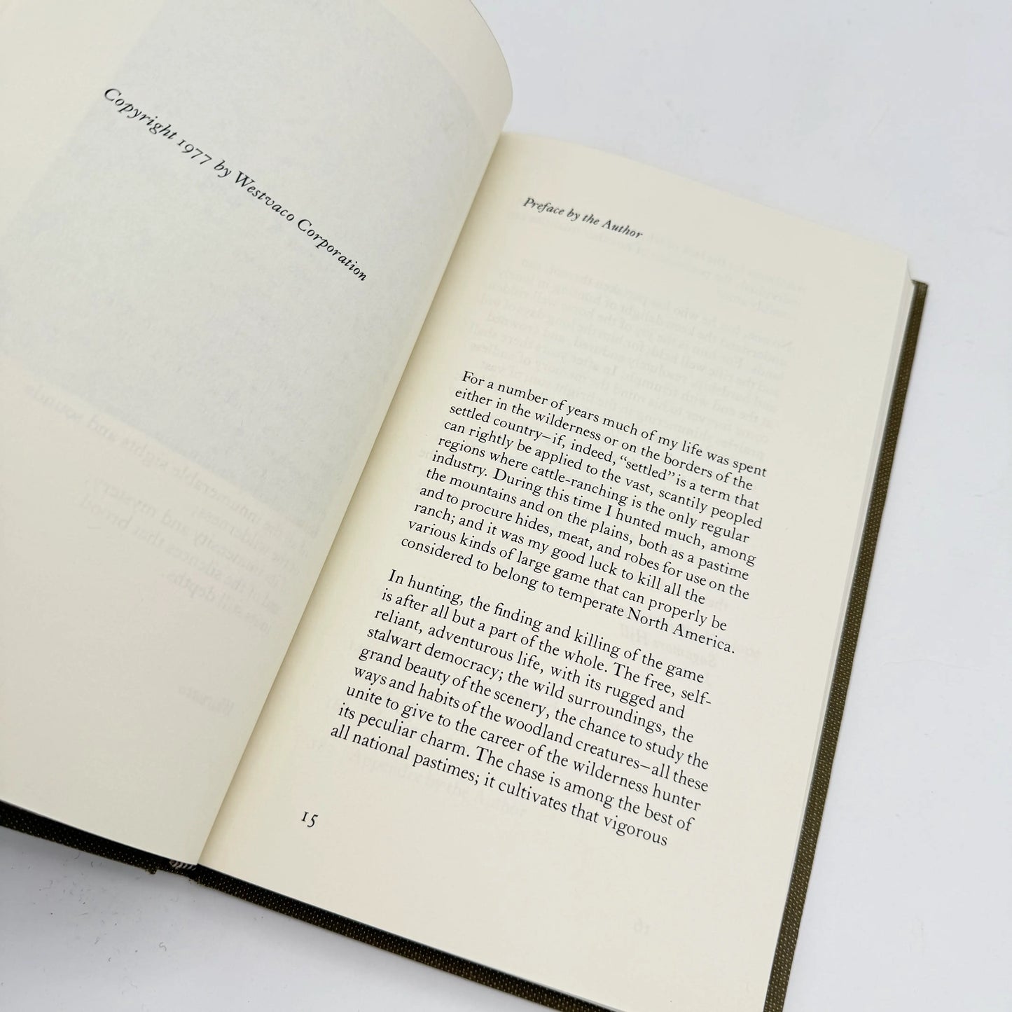 "Memories of the American Frontier" by Theodore Roosevelt — In its original slipcase