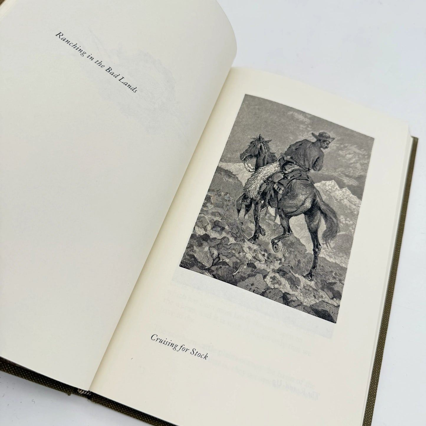 "Memories of the American Frontier" by Theodore Roosevelt — In its original slipcase
