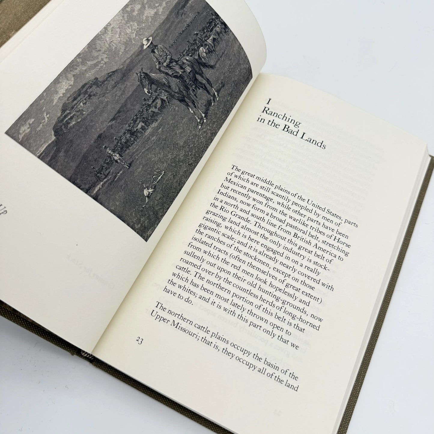 "Memories of the American Frontier" by Theodore Roosevelt — In its original slipcase