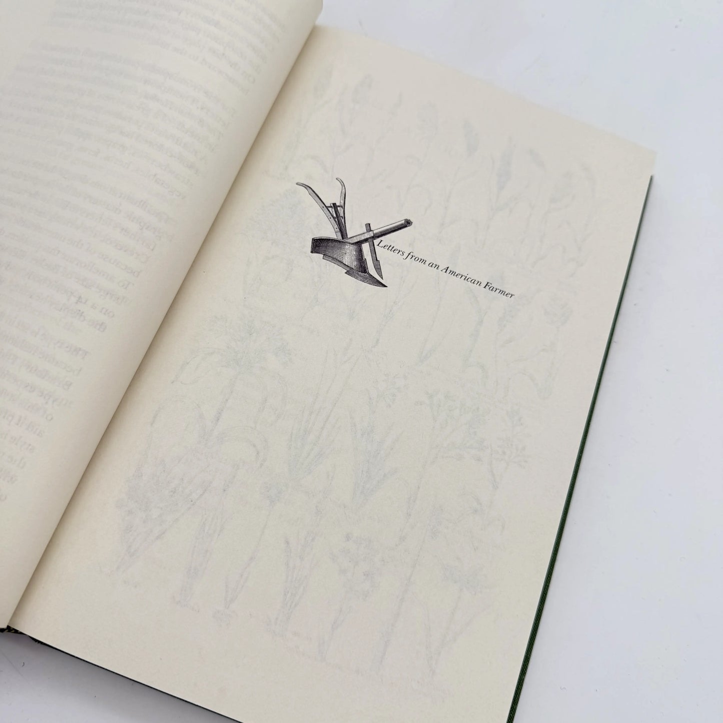 "Letters from an American Farmer" by J. Hector St. John de Crèvecœur