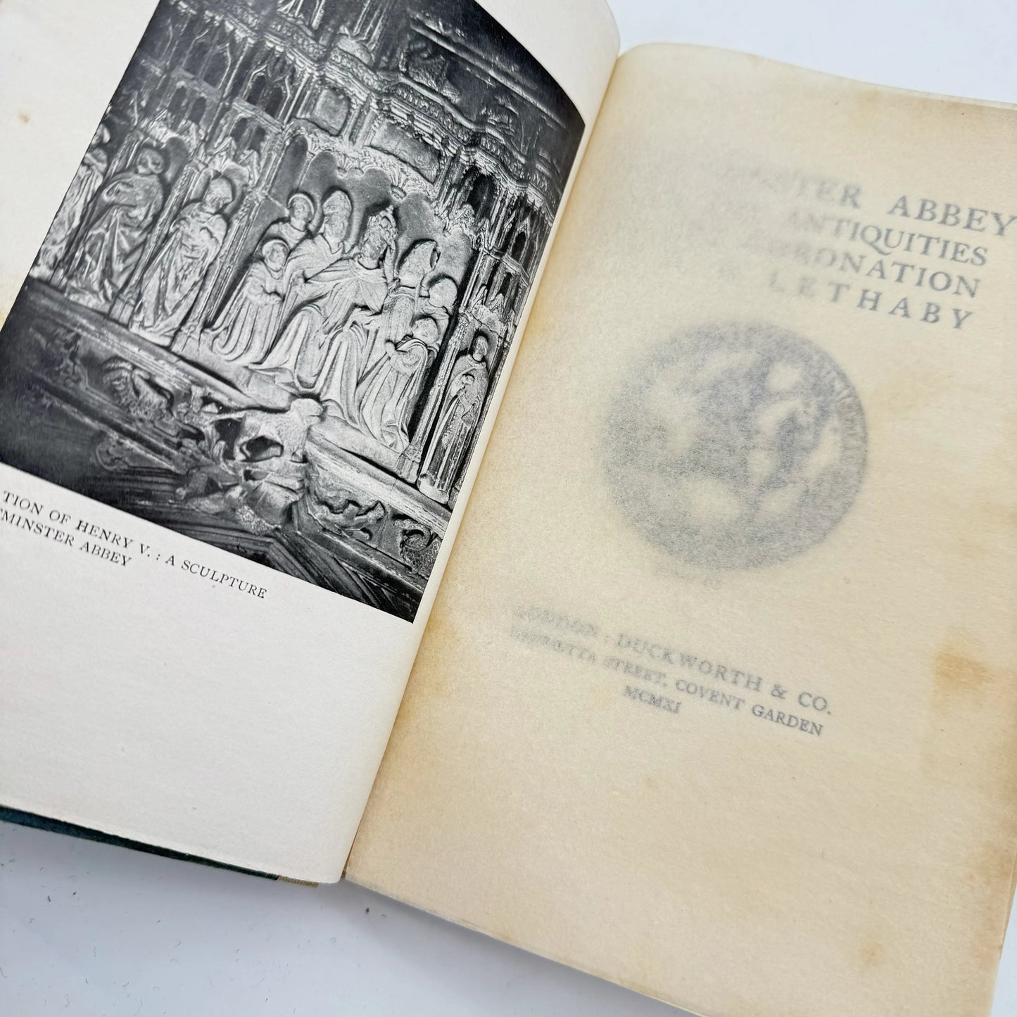 "Westminster Abbey and the Antiquities of the Coronation" by W.R. Lethaby — 1911