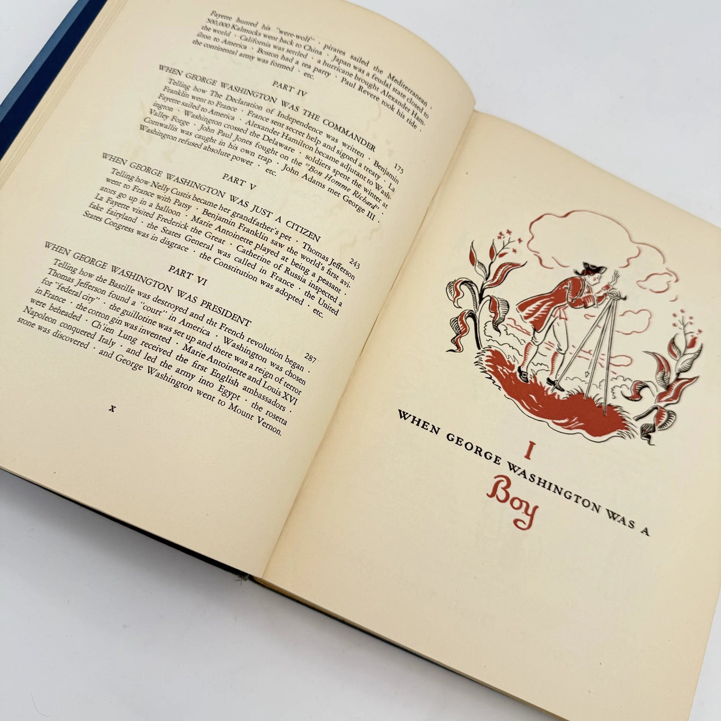 "George Washington's World" by Genevieve Foster — Signed by the author — Book for young adults