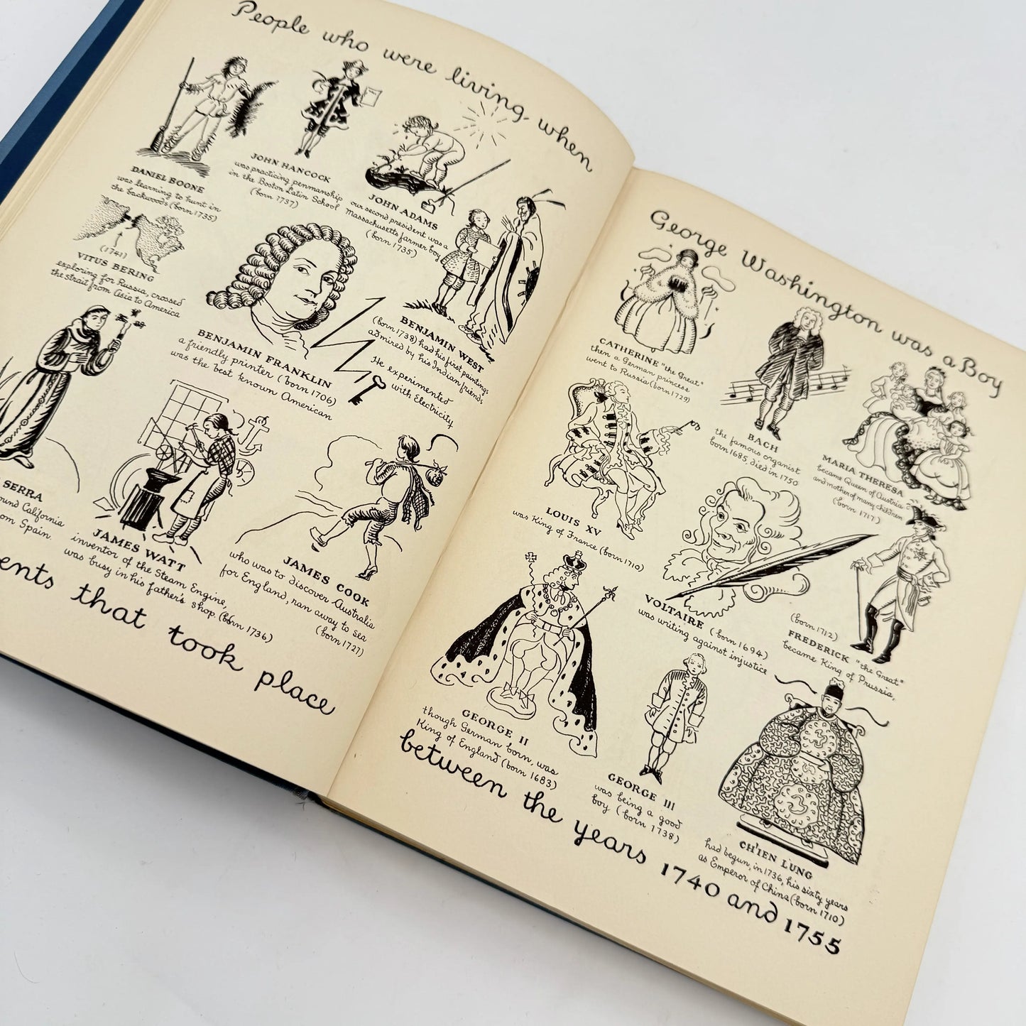 "George Washington's World" by Genevieve Foster — Signed by the author — Book for young adults