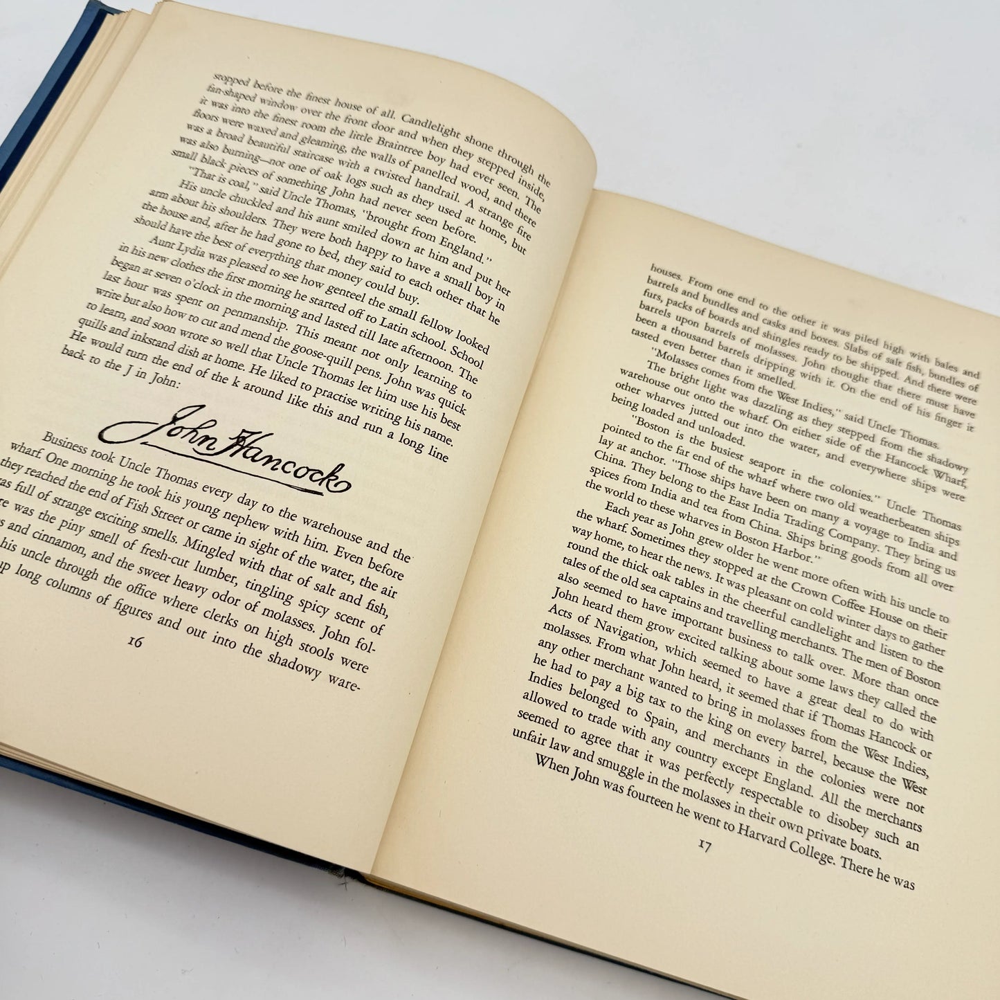 "George Washington's World" by Genevieve Foster — Signed by the author — Book for young adults