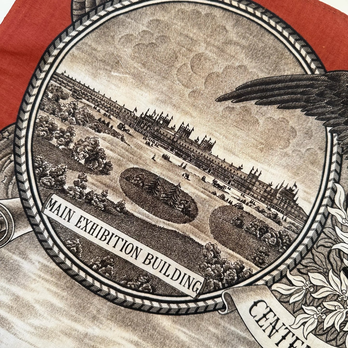 1876 Centennial International Exhibition printed cloth