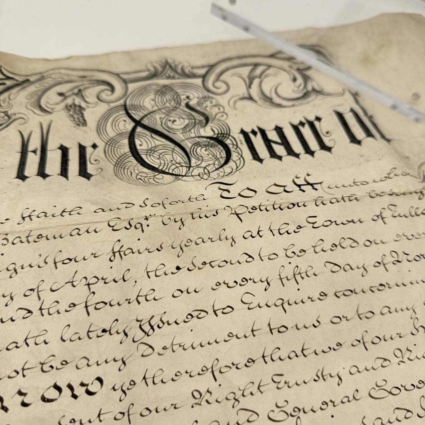 1750 Royal letters patent under the reign of Reign of King George II, King of England and Ireland