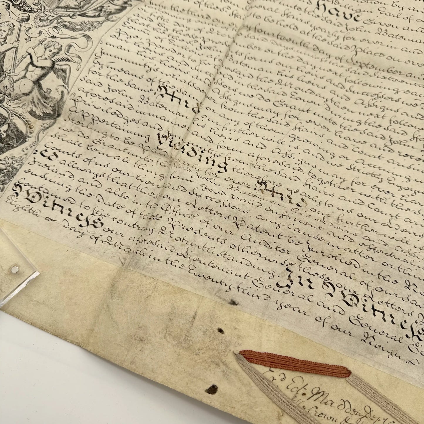 1750 Royal letters patent under the reign of Reign of King George II, King of England and Ireland