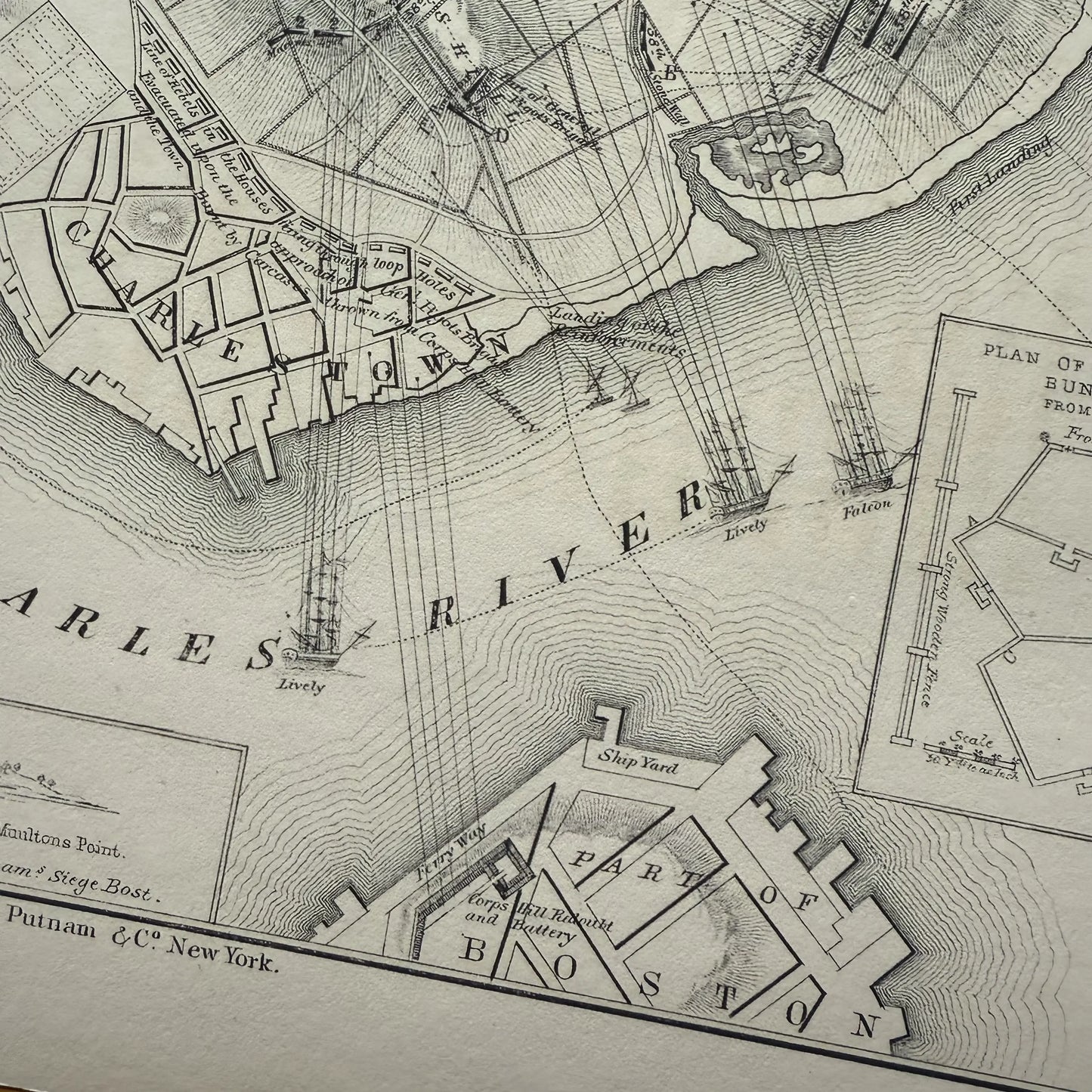 1775 "A plan of the action at Bunker's Hill" — Archival print