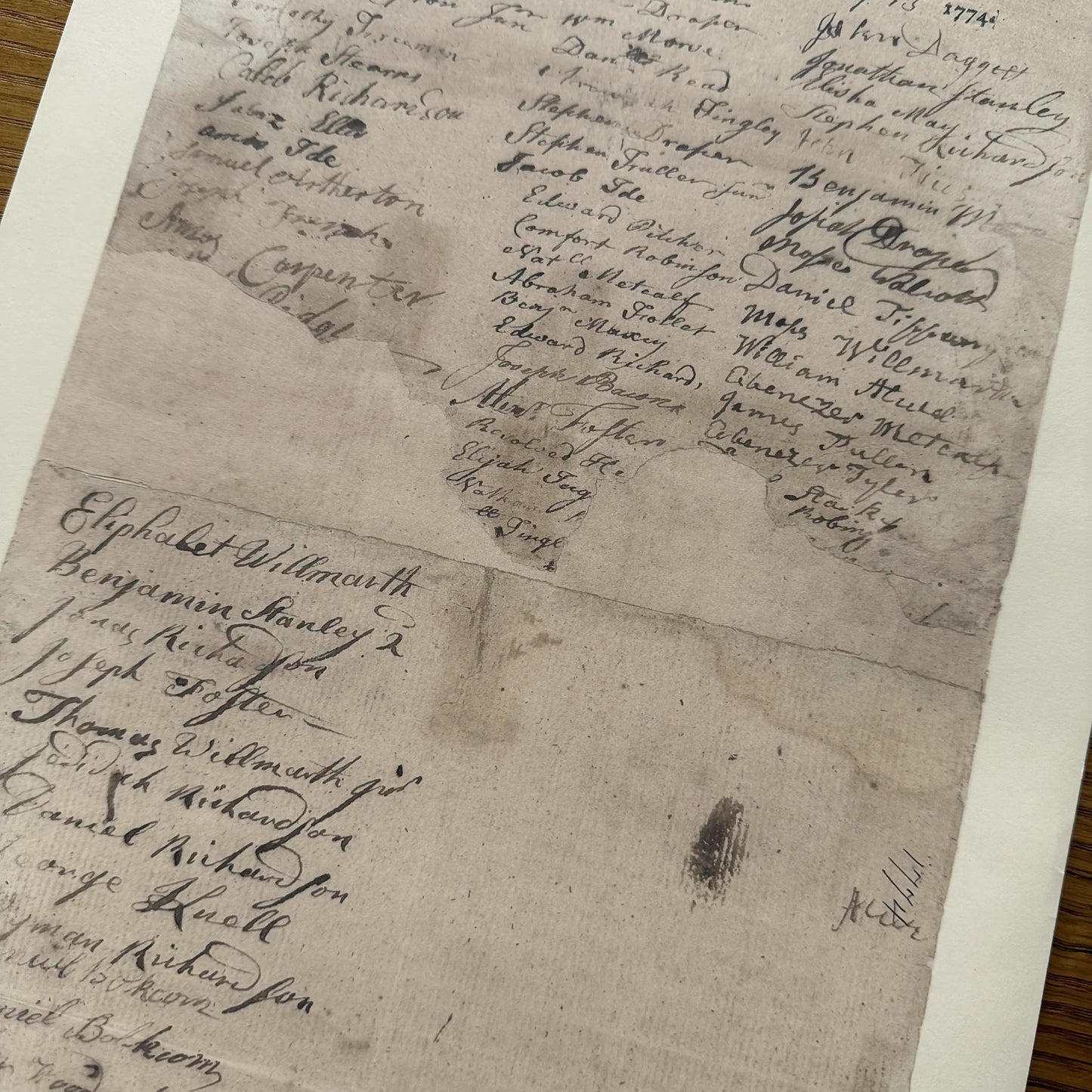 1774 Solemn League and Covenant — Print — Only 6 available