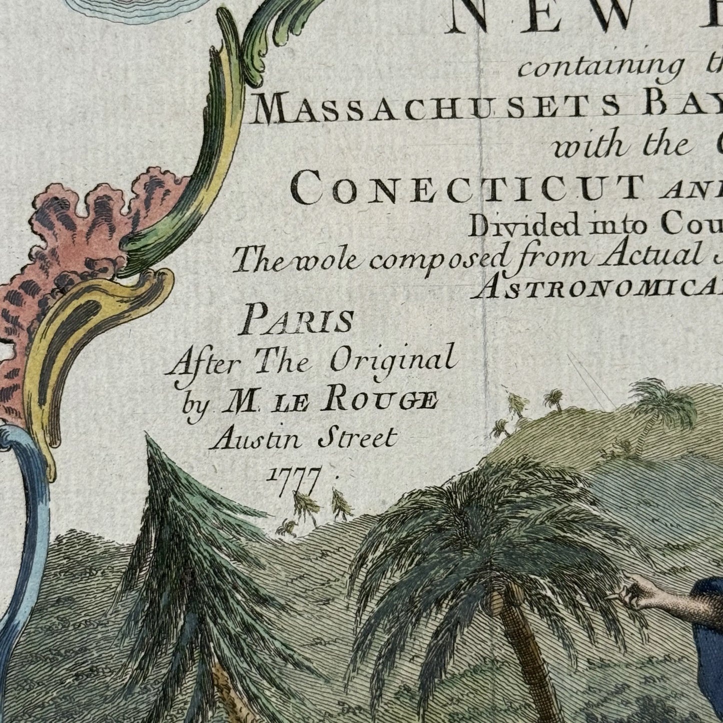 A Map of the Most Inhabited Part of New England — 1777