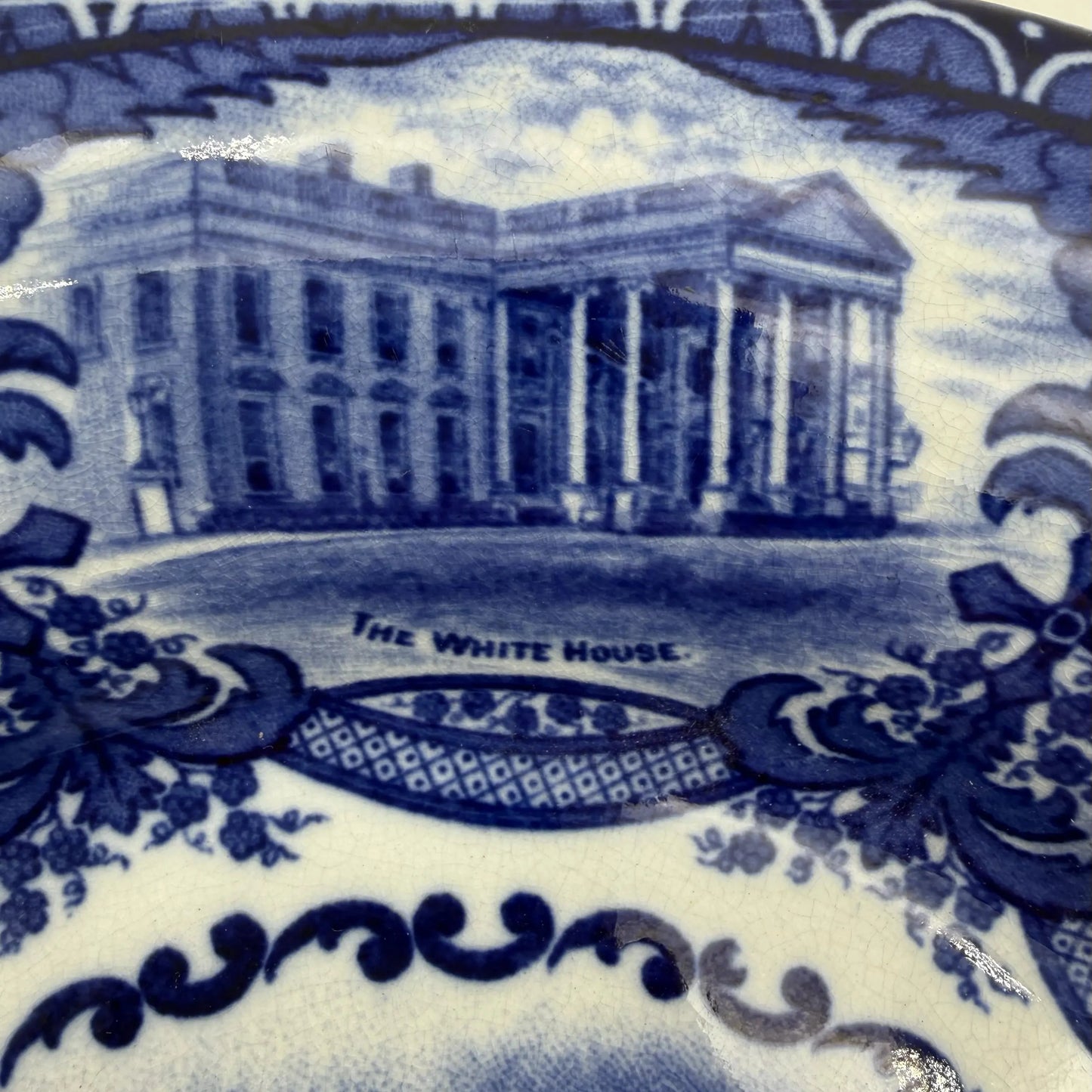 Theodore Roosevelt Plate with scenes from his life