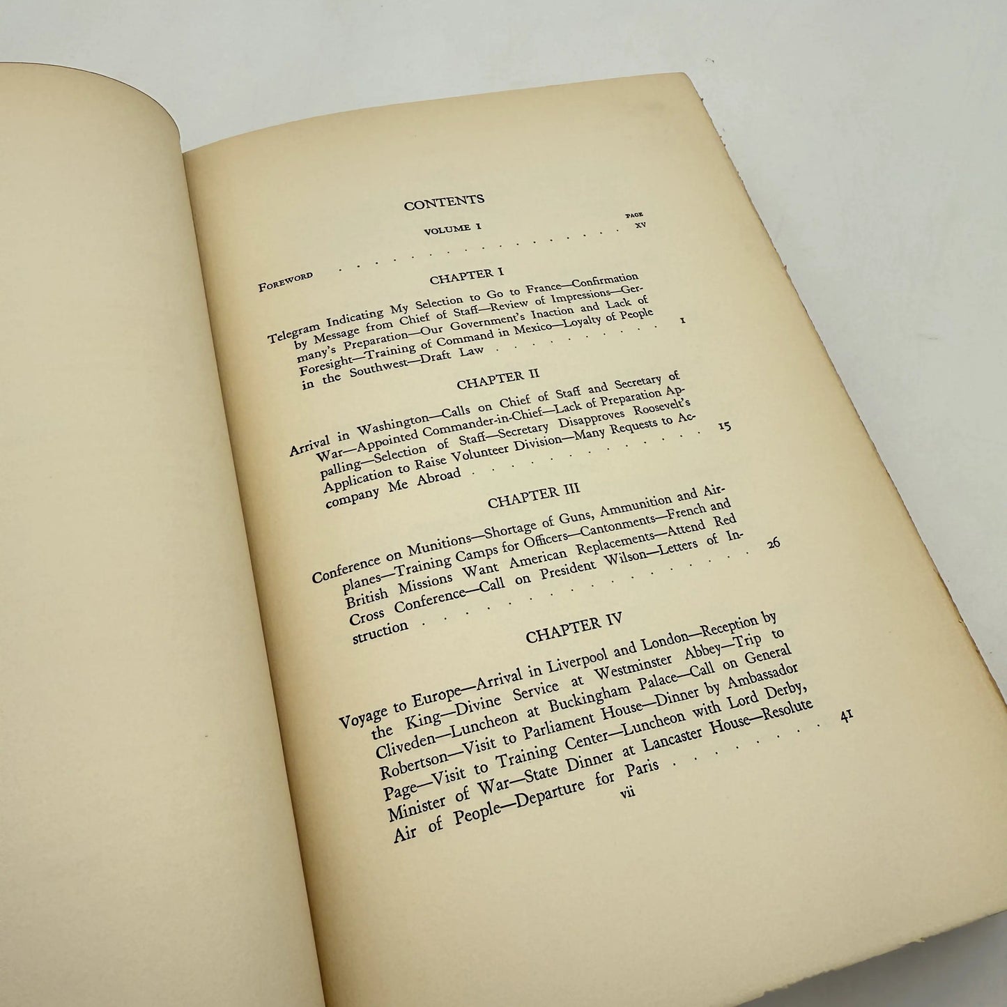 "My Experiences in the World War" by John J. Pershing — 1921 — Two Volume Set